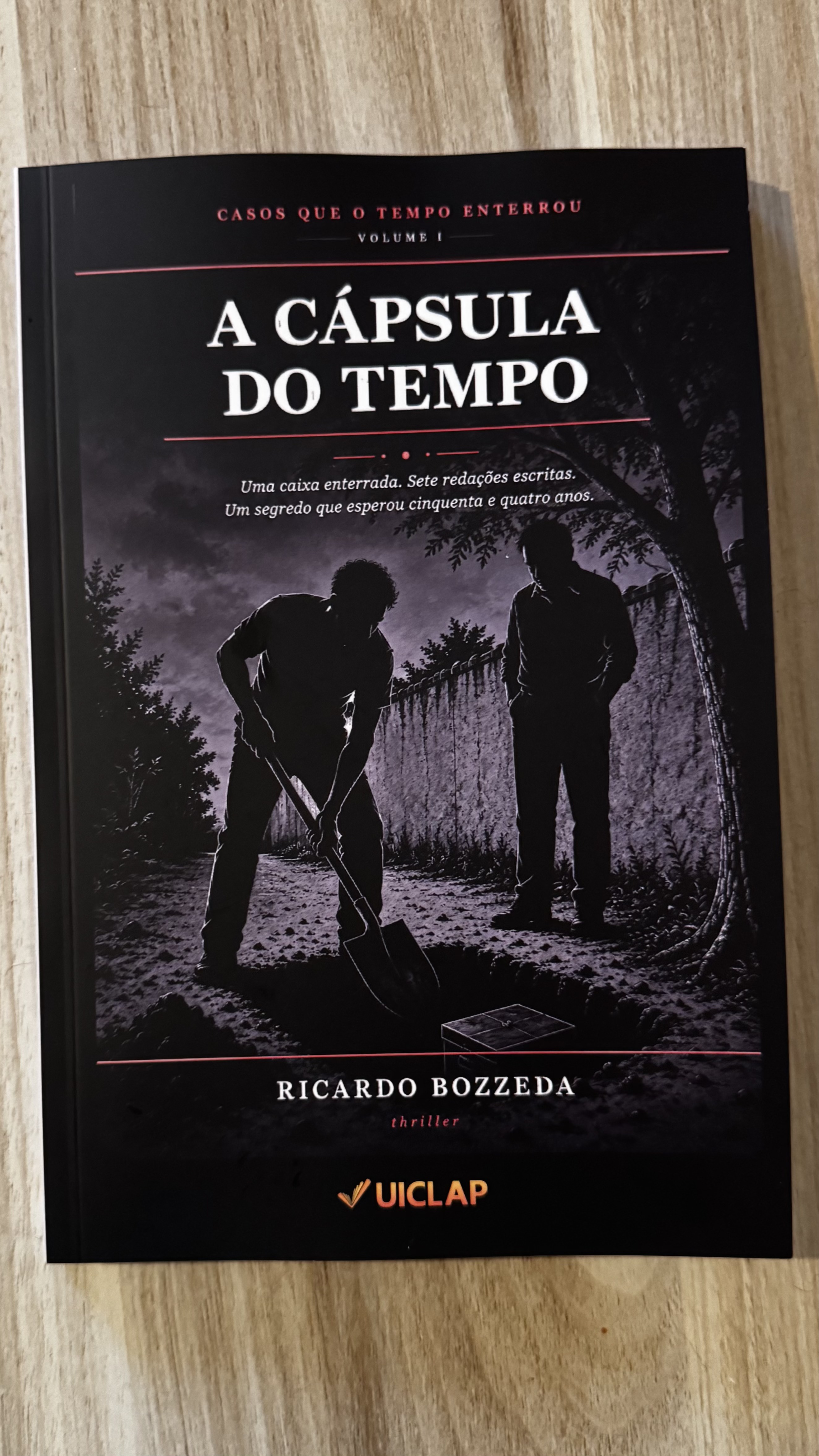 Capa do livro A Cápsula do Tempo, de Ricardo Bozzeda